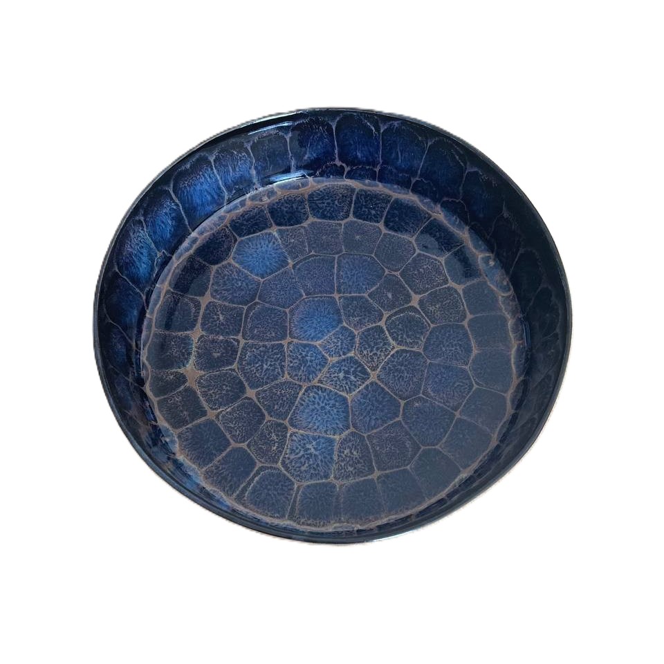 Deep Sea Serisi Yuvarlak Servis Tabağı 22cm