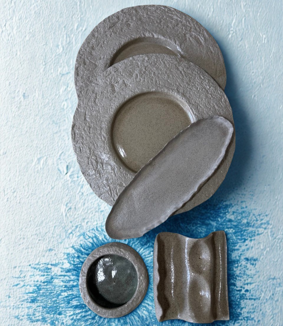 Rock & Eat Stoneware 2 Kişilik Yemek Seti