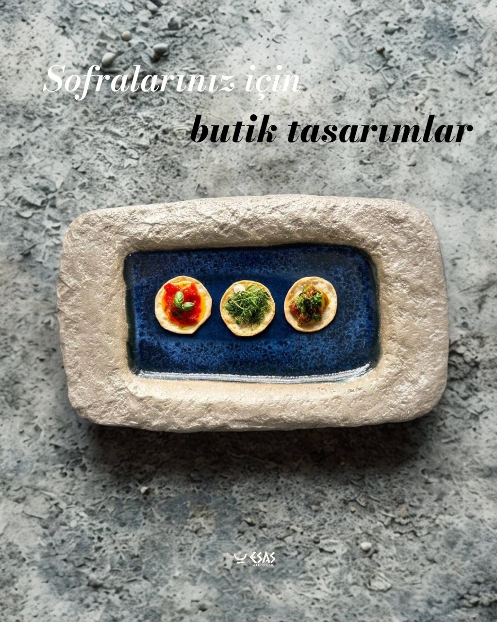 Okyanus Serisi Küçük Dikdörtgen Tabak